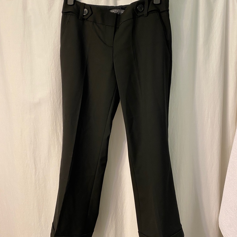 NWT Limited Cassidy Crop pants size 0 in black